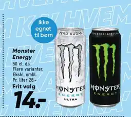 Bilka Monster Energy tilbud