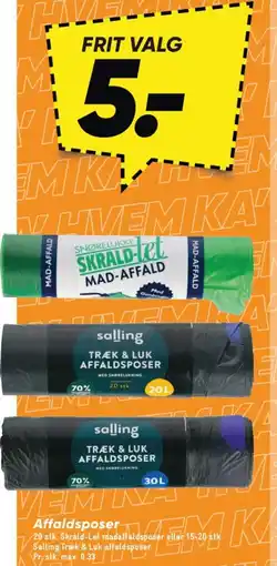 Bilka Affaldsposer tilbud