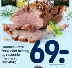 REMA 1000 Lammeculotte Fersk eller hvidløg og rosmarin marineret tilbud