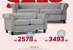 Daells Bolighus CHESTERFIELD SOFA tilbud