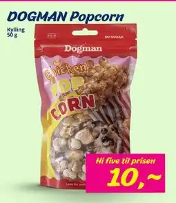 Hi five DOGMAN Popcorn tilbud