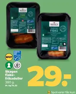 Netto Skagen fiskefrikadeller tilbud