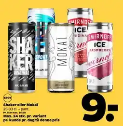 Netto Shaker eller Mokaï tilbud