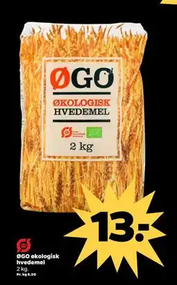 Netto ØGO økologisk hvedemel tilbud
