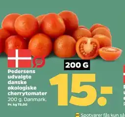 Netto Pedersens udvalgte danske økologiske cherrytomater tilbud
