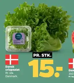 Netto Dansk crispsalat tilbud