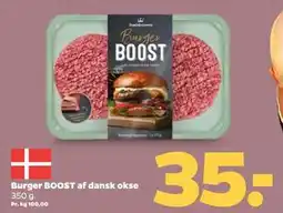Netto Burger BOOST af dansk okse tilbud