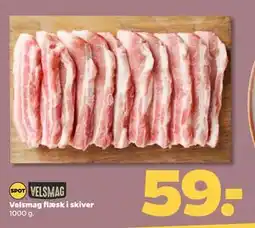 Netto Velsmag flæsk i skiver tilbud