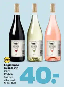 Netto Løgismose husets vin tilbud