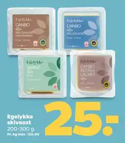 Netto Egelykke skiveost tilbud
