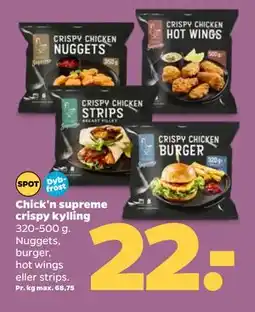 Netto Chick'n supreme crispy kylling tilbud