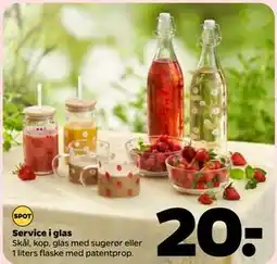Service i glas