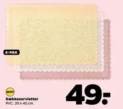 Dækkeservietter