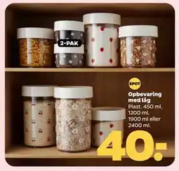 Netto Opbevaring med låg tilbud