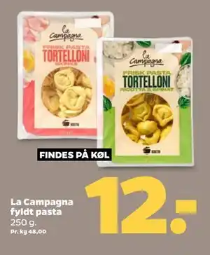 Netto La Campagna fyldt pasta tilbud