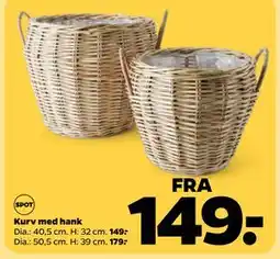 Netto Kurv med hank tilbud