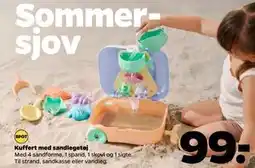 Netto Kuffert med sandlegetøj tilbud