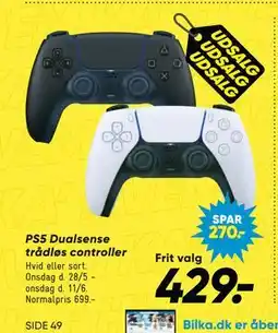 Bilka PS5 Dualsense trådløs controller tilbud