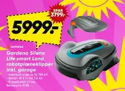 Bilka Gardena Sileno Life smart Lona robotplæneklipper inkl. garage tilbud