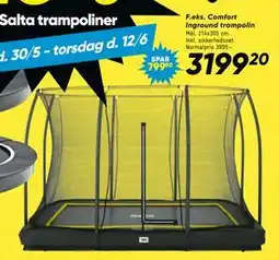 Bilka Comfort Inground trampolin tilbud