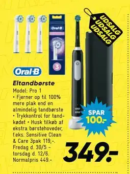 Bilka Eltandbørste tilbud