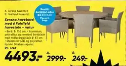 Bilka Serena havebord tilbud