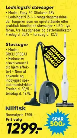 Bilka Ledningsfri støvsuger tilbud