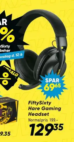 Bilka FiftySixty Hare Gaming Headset tilbud
