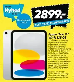 Bilka Apple iPad 11” Wi-Fi 128 GB tilbud