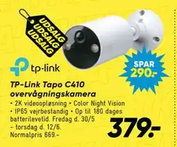 Bilka TP-Link Tapo C410 overvågningskamera tilbud