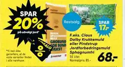 Bilka SPAR 20% på udvalgt jord tilbud