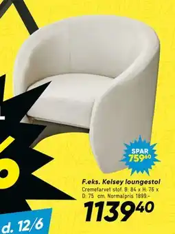 Bilka Kelsey loungestol tilbud