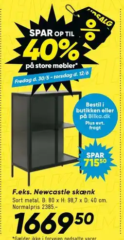 Bilka Newcastle skænk tilbud