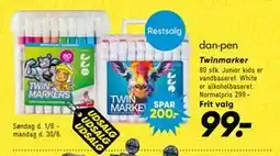 Bilka Twinmarker tilbud