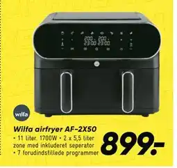 Bilka Wilfa airfryer AF-2X50 tilbud