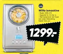 Bilka Wilfa ismaskine tilbud