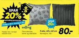 Bilka SPAR 20% på Salling pyntepuder tilbud