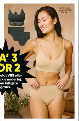Bilka Bh eller 2-pak trusser tilbud