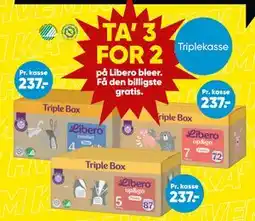 Bilka TA’ 3 FOR 2 på Libero bleer tilbud
