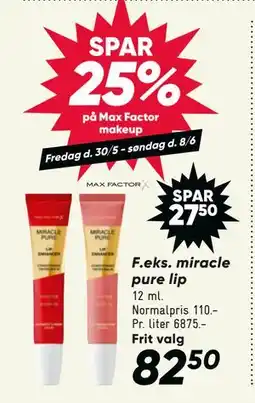 Bilka SPAR 25% på Max Factor makeup tilbud