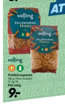 Fuldkornspasta