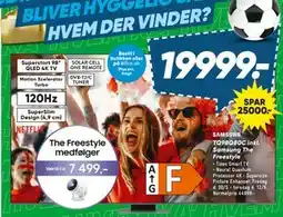 Bilka TQ98Q80C inkl. Samsung The Freestyle tilbud