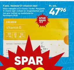 Bilka Valmed D-vitamin test tilbud
