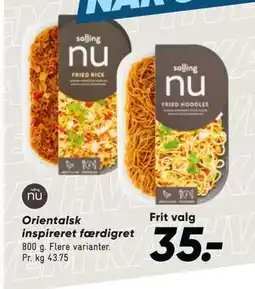 Bilka Orientalsk inspireret færdigret tilbud