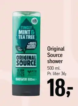 Føtex Original Source shower tilbud