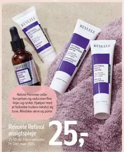 Føtex Revuele Retinol ansigtspleje tilbud