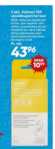 Bilka Valmed TSH skjoldbugskirtel test tilbud