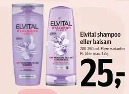 Føtex Elvital shampoo eller balsam tilbud
