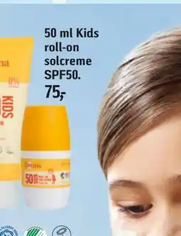 Føtex 50 ml Kids roll-on solcreme SPF50 tilbud