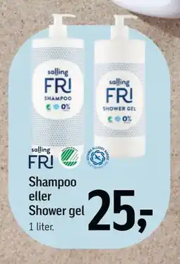 Føtex Shampoo eller Shower gel tilbud